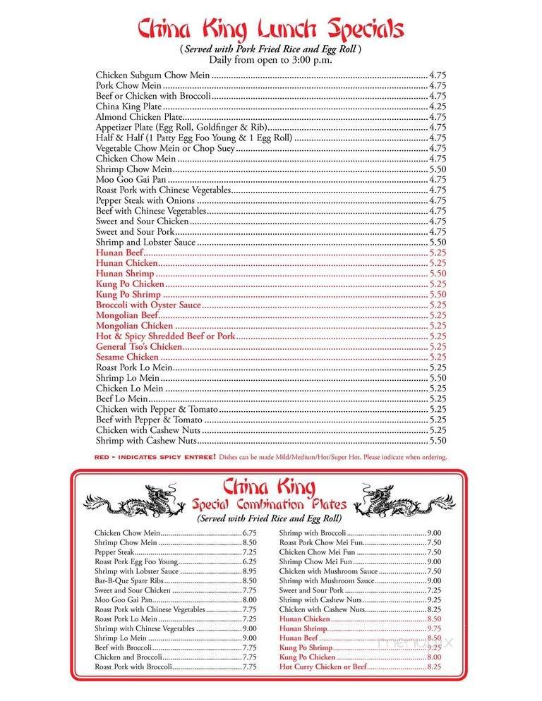 Menu page 2