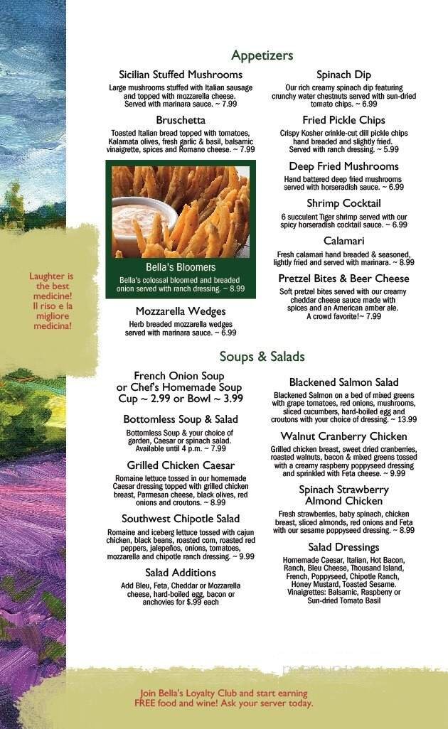 Menu page 1
