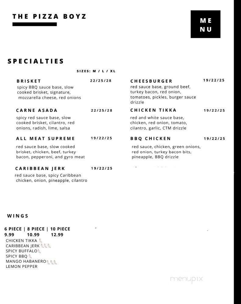 Menu page 2