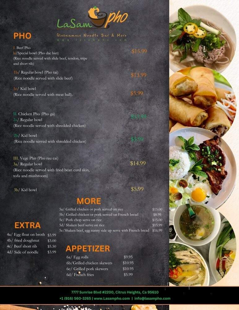Menu page 1