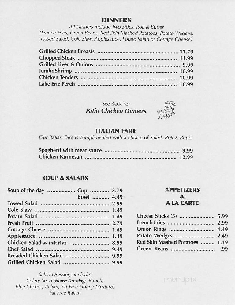 Menu page 2
