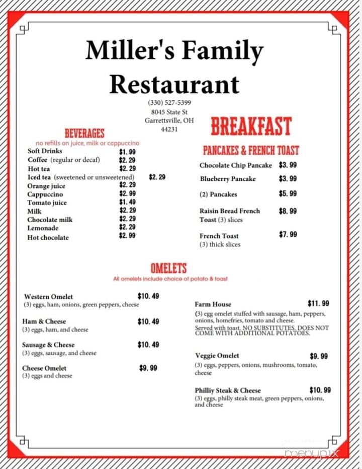 Menu page 1