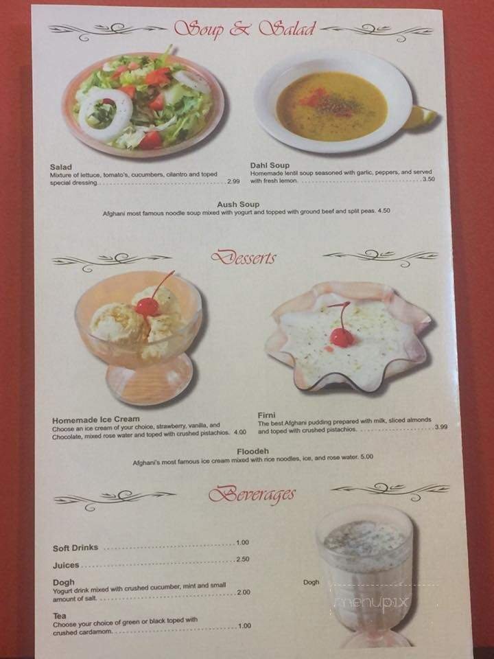 Menu page 2