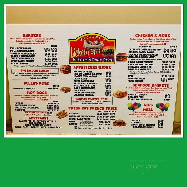 Menu page 2