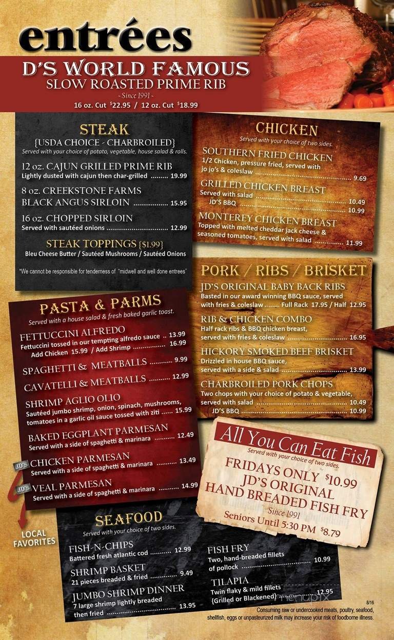 Menu page 2
