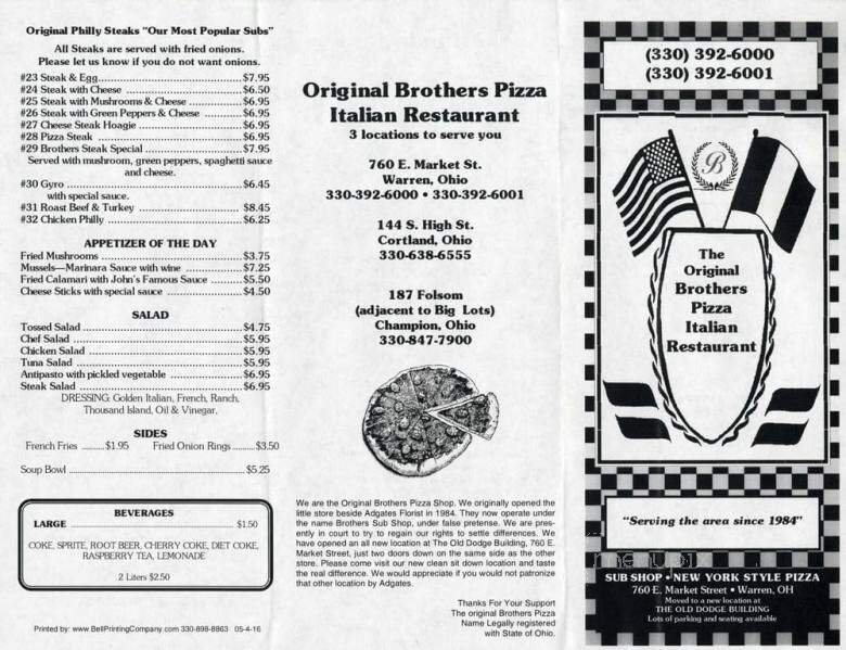 Menu page 2