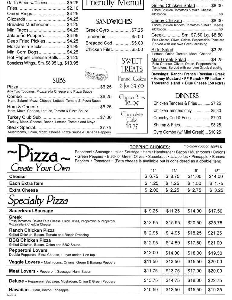 Menu page 2