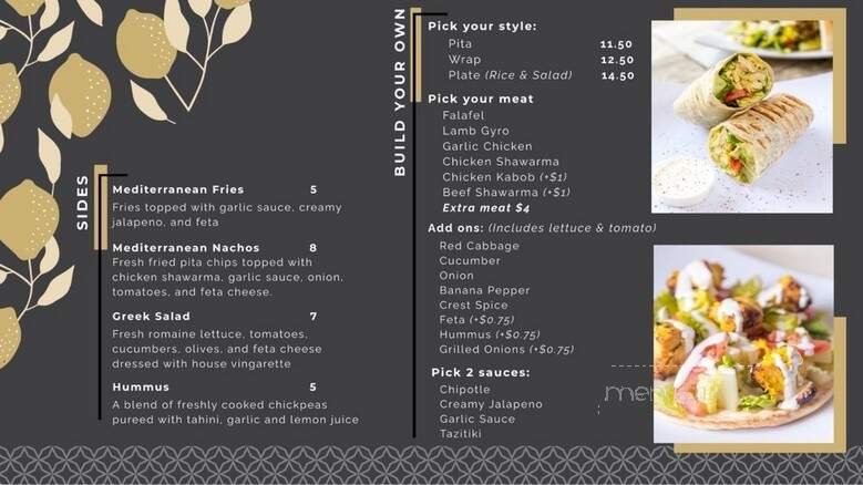Menu page 2