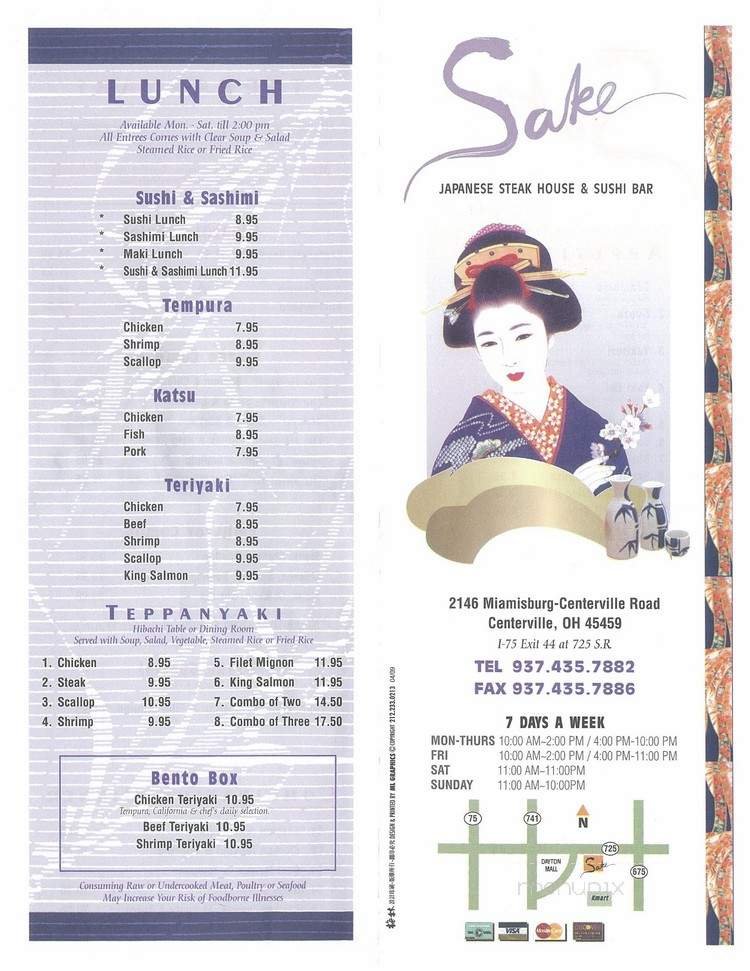 Menu page 2