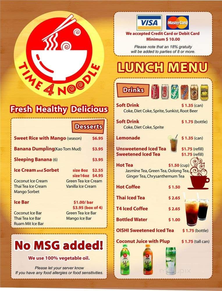 Menu page 2