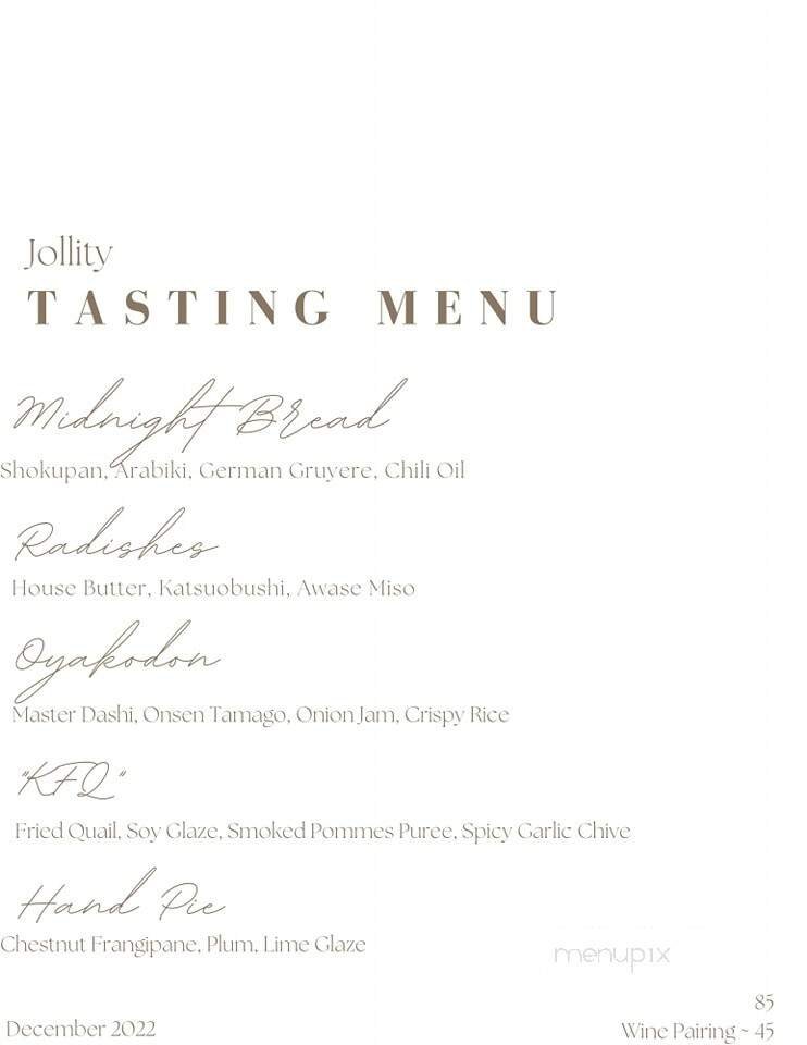 Menu page 1