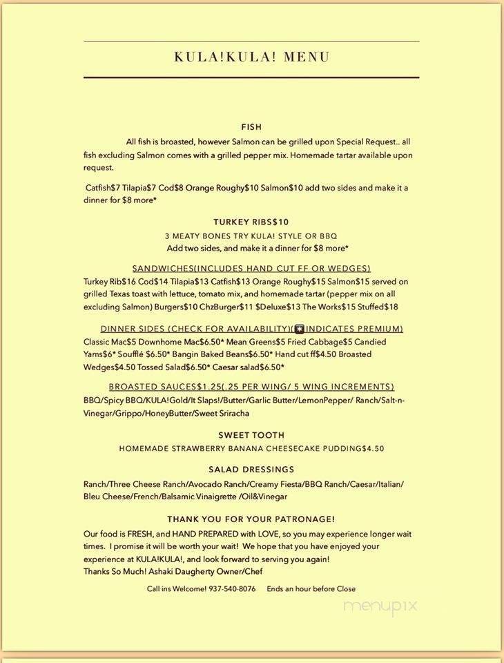 Menu page 2