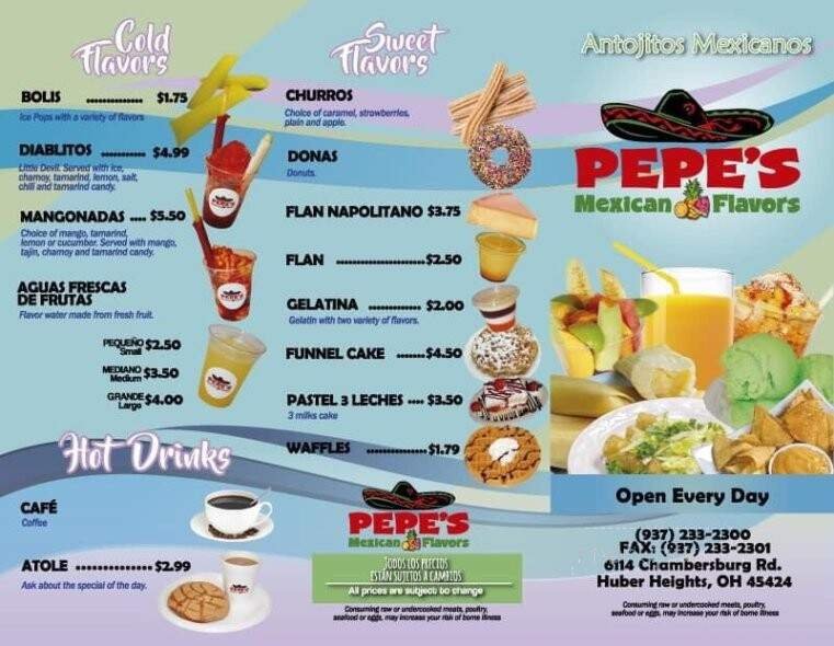 Menu page 2
