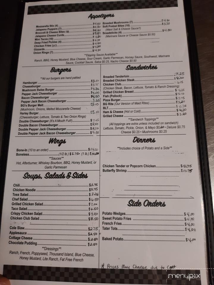 Menu page 2