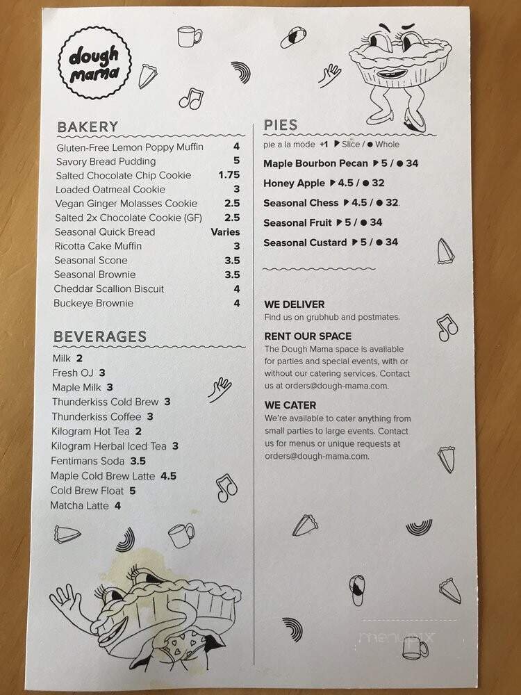 Menu page 2
