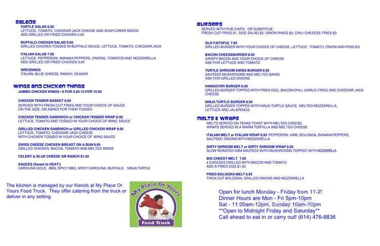 Menu page 2