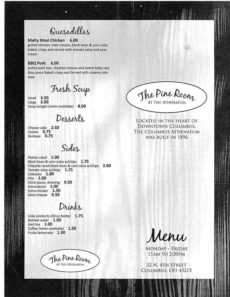 Menu page 2