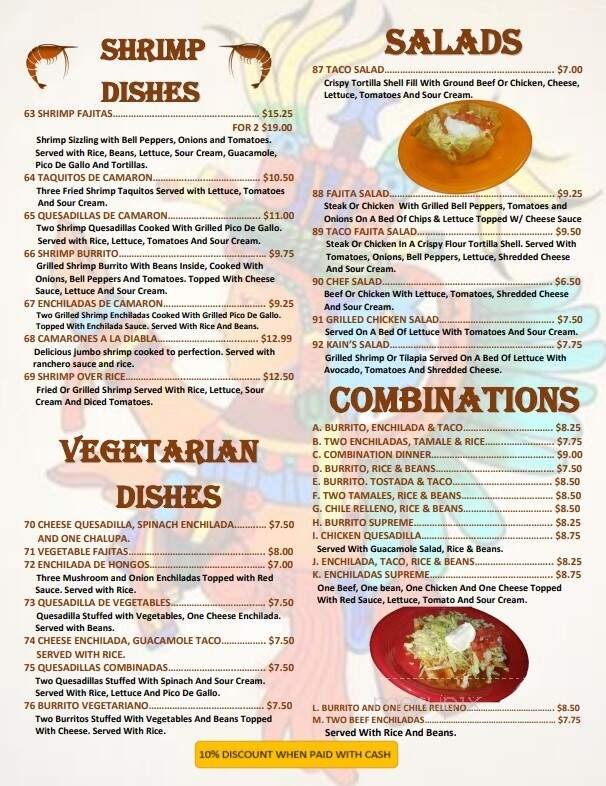 Menu page 4