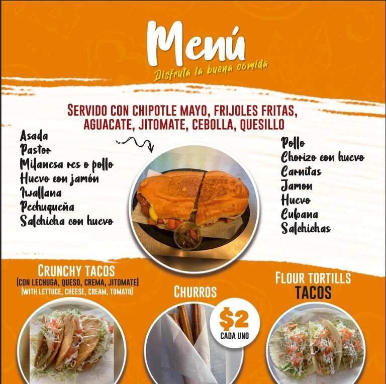 Menu page 1