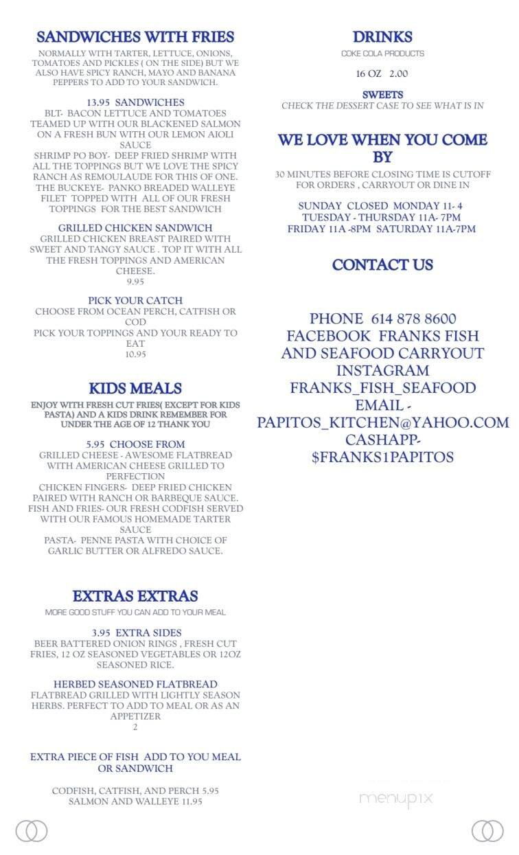 Menu page 2