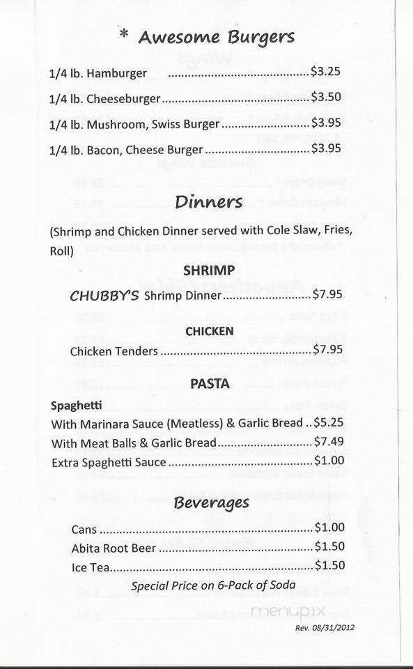 Menu page 2