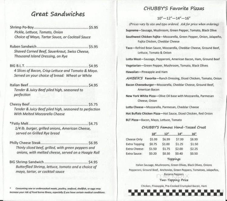 Menu page 3