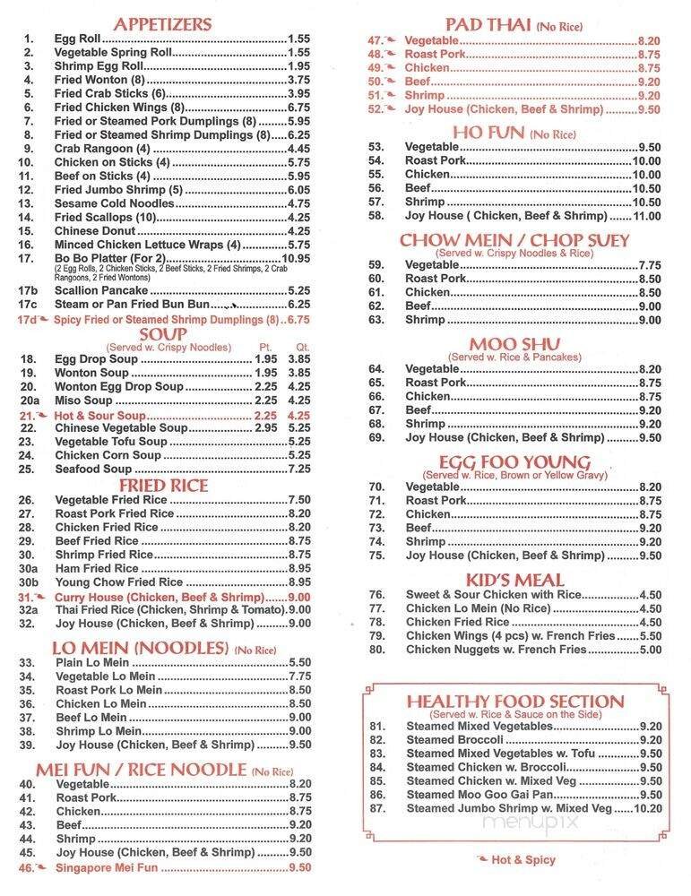 Menu page 2
