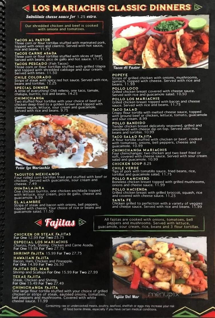 Menu page 2
