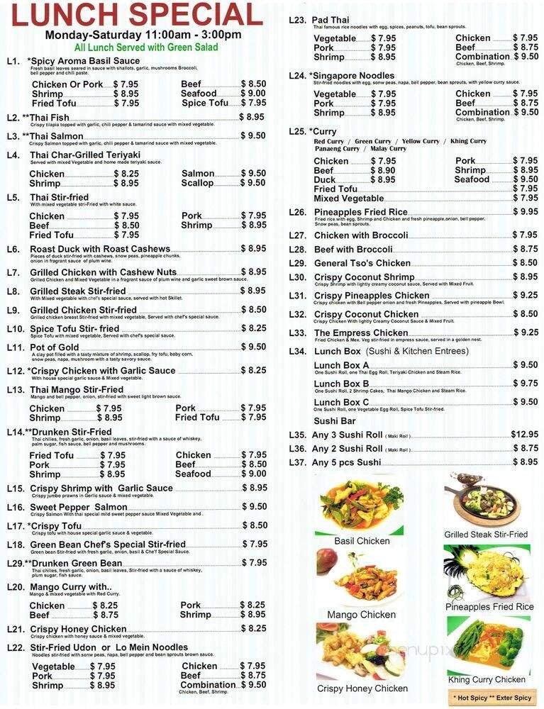 Menu page 2