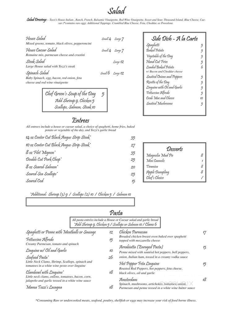 Menu page 2