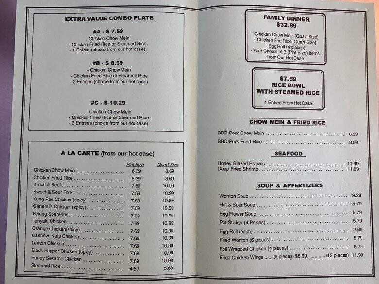 Menu page 2