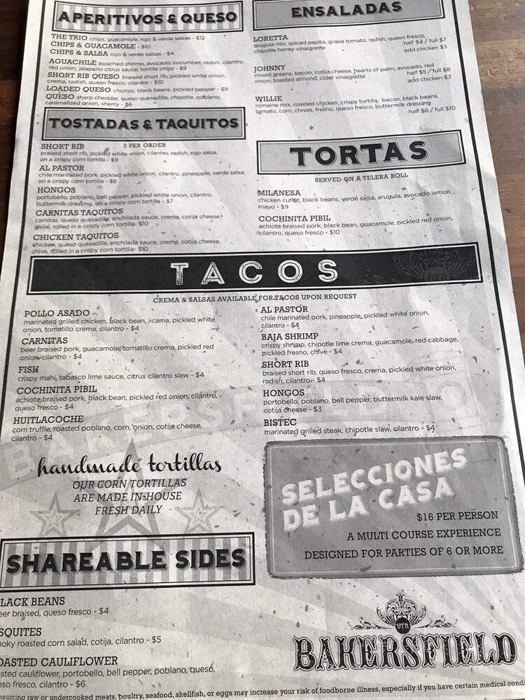 Menu page 1