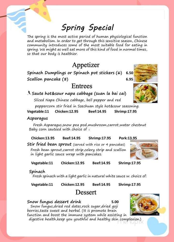 Menu page 1