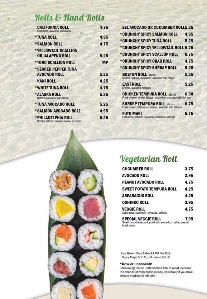 Menu page 2