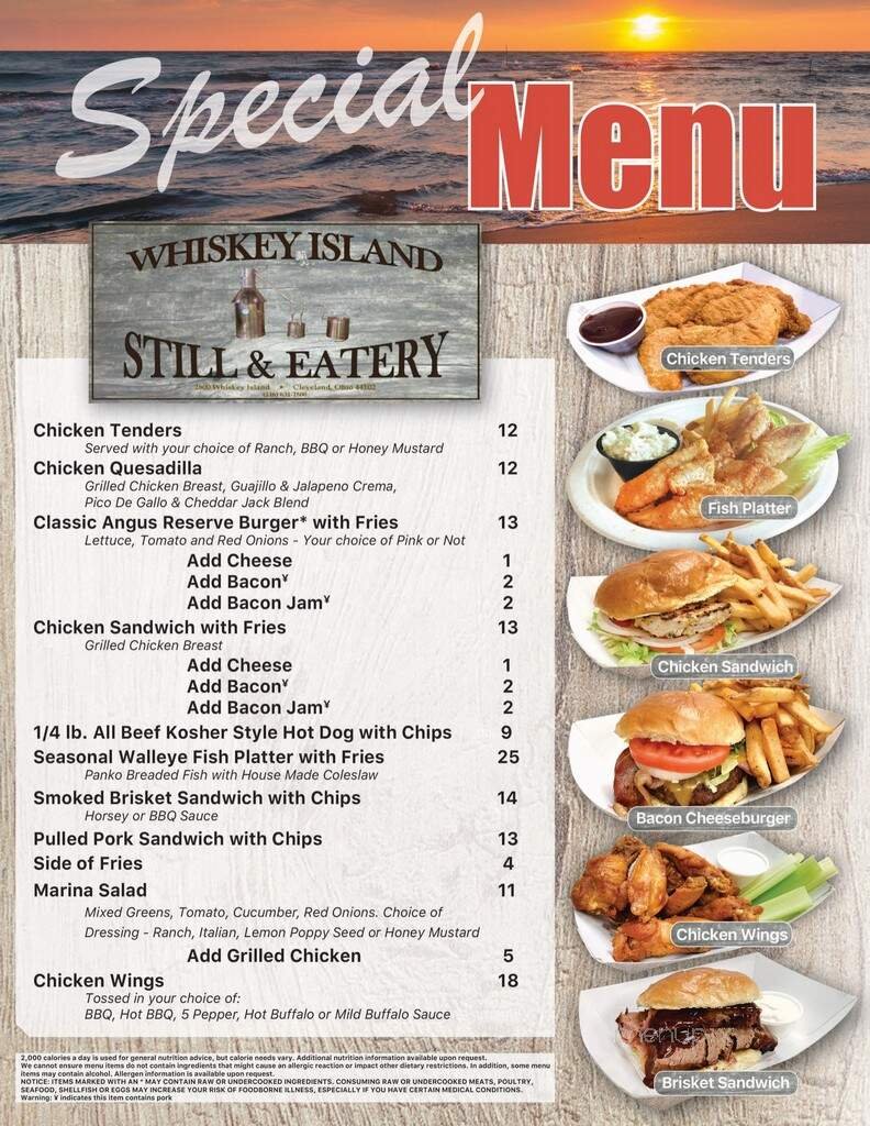 Menu page 1