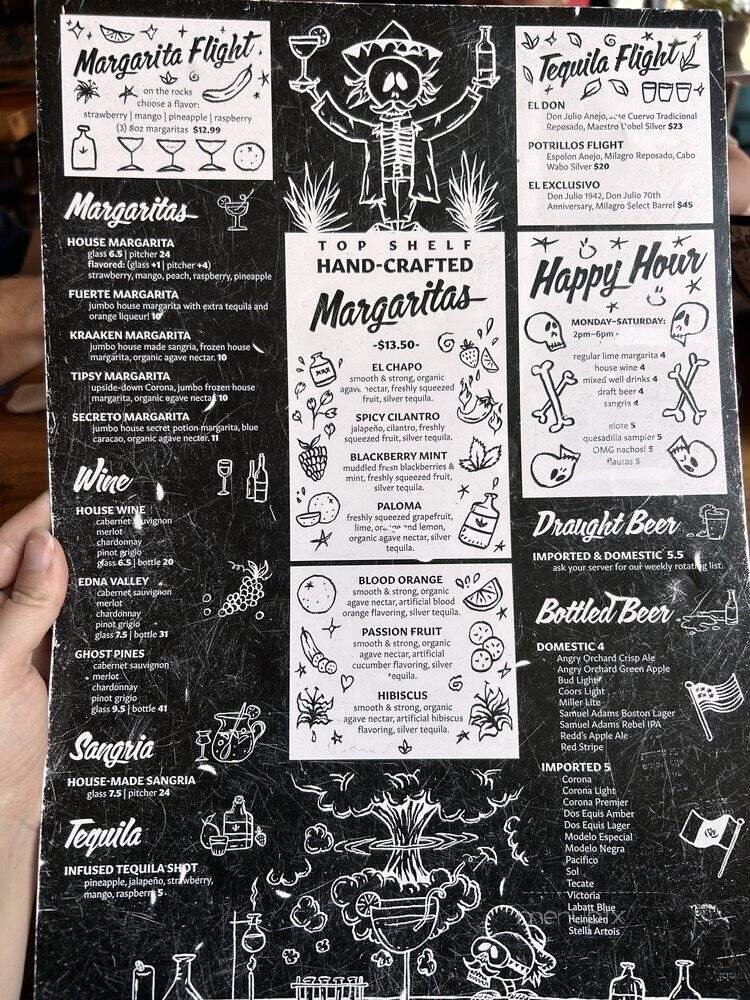 Menu page 1