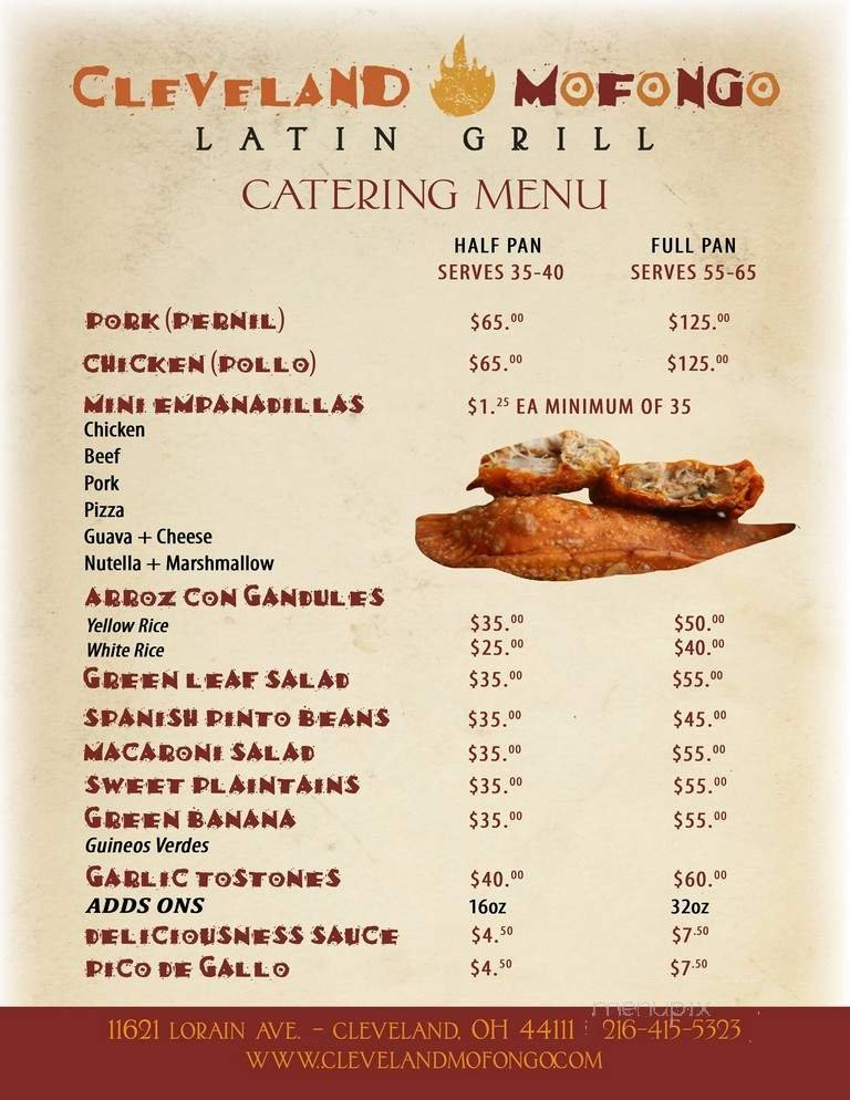 Menu page 2