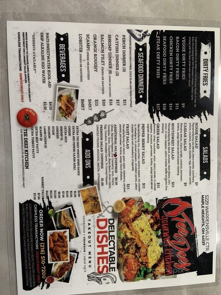 Menu page 1