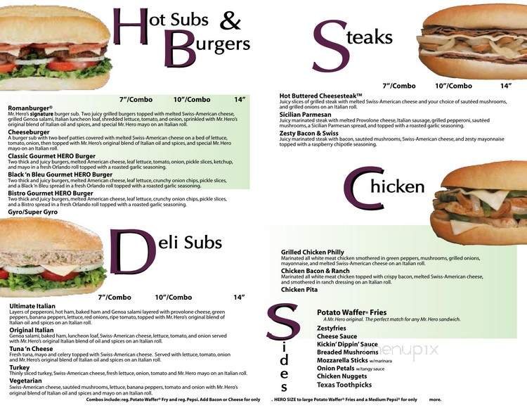 Menu page 2