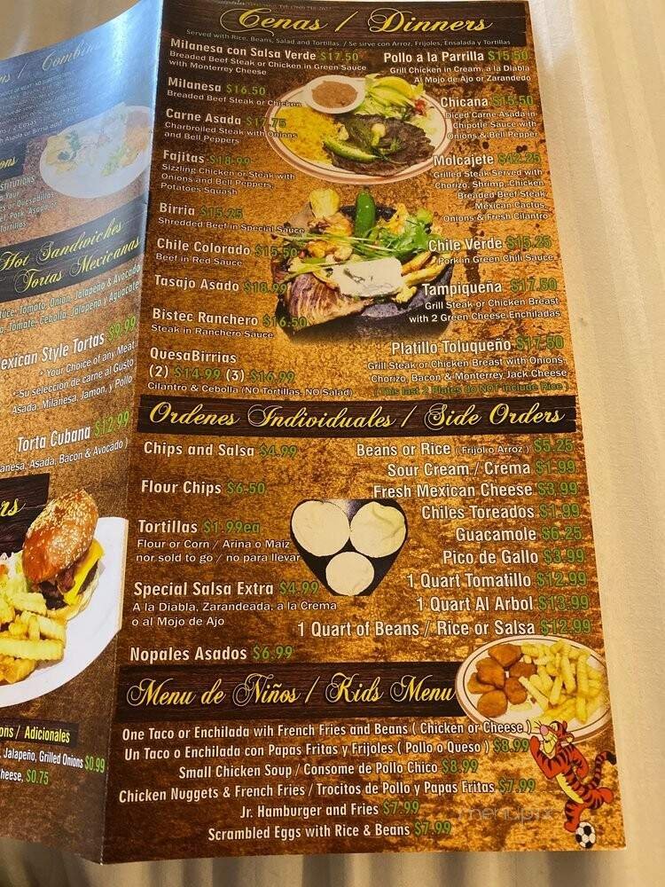 Menu page 2