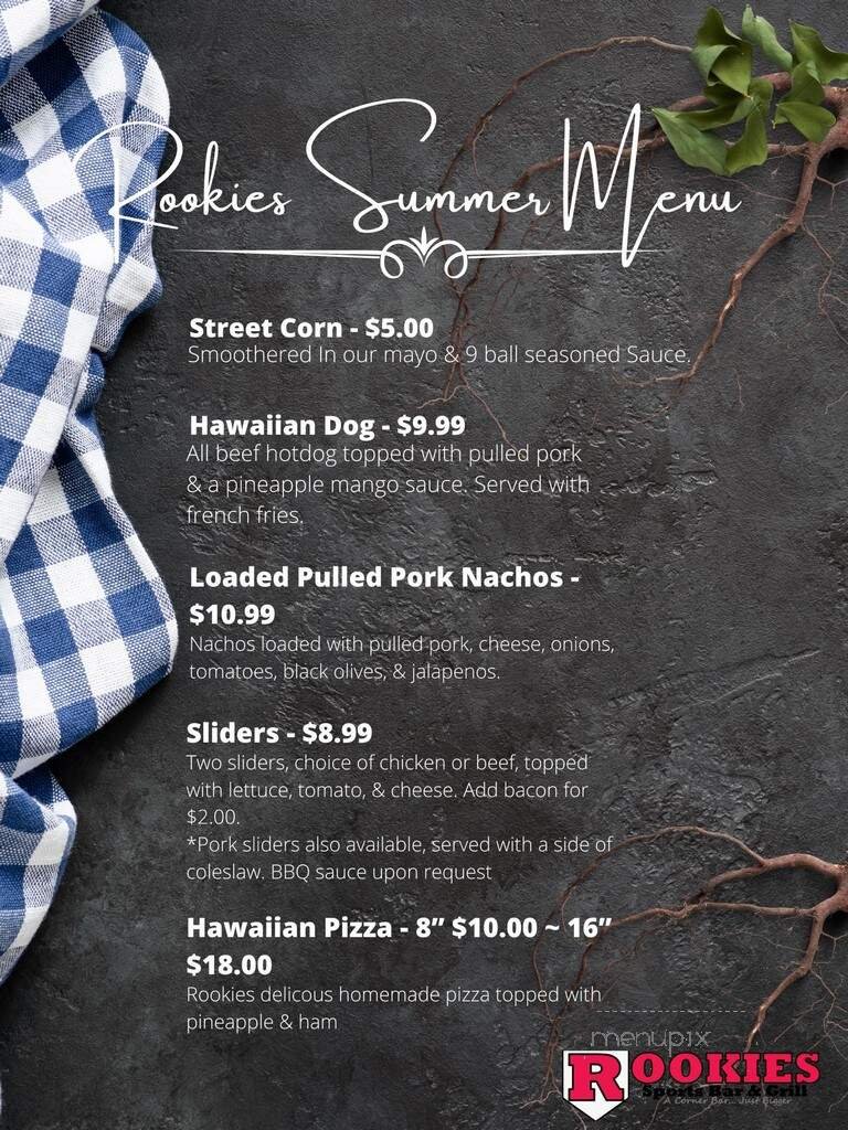 Menu page 2
