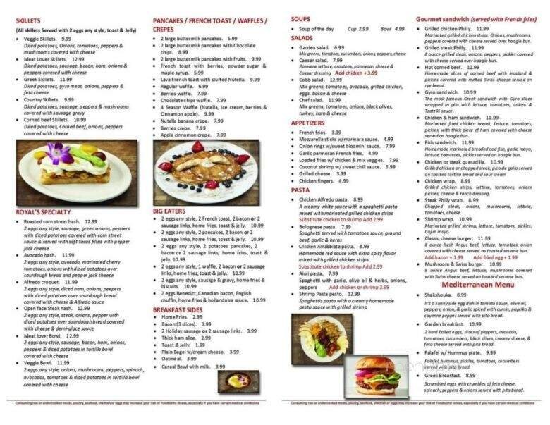 Menu page 1