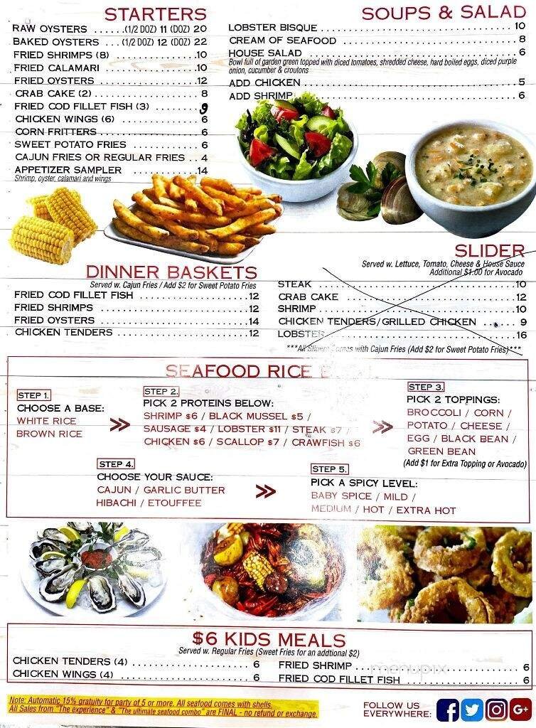 Menu page 2