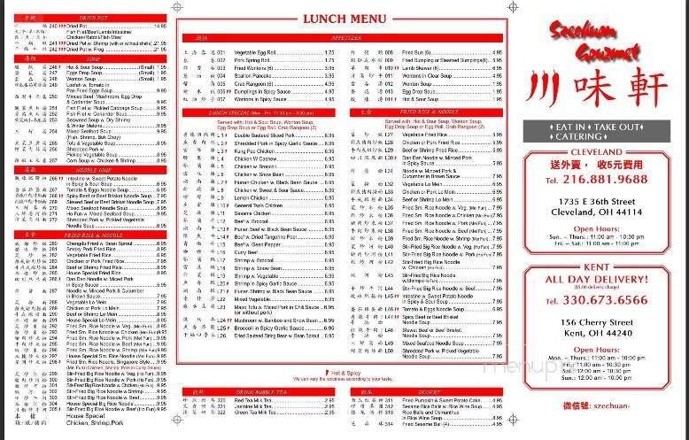 Menu page 2