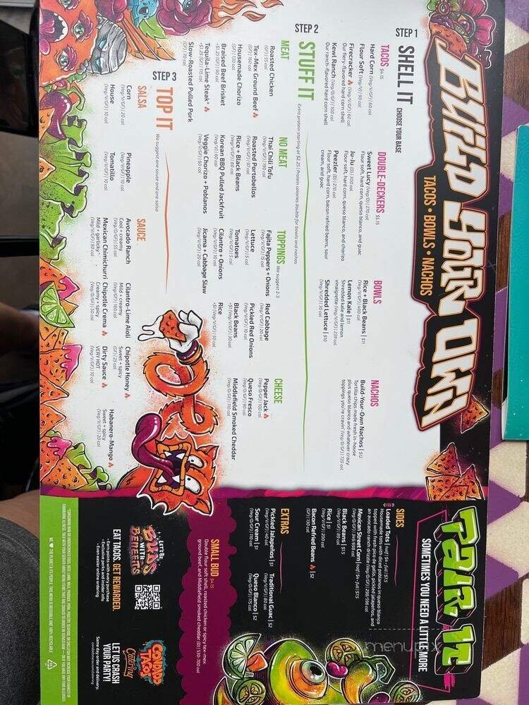 Menu page 1