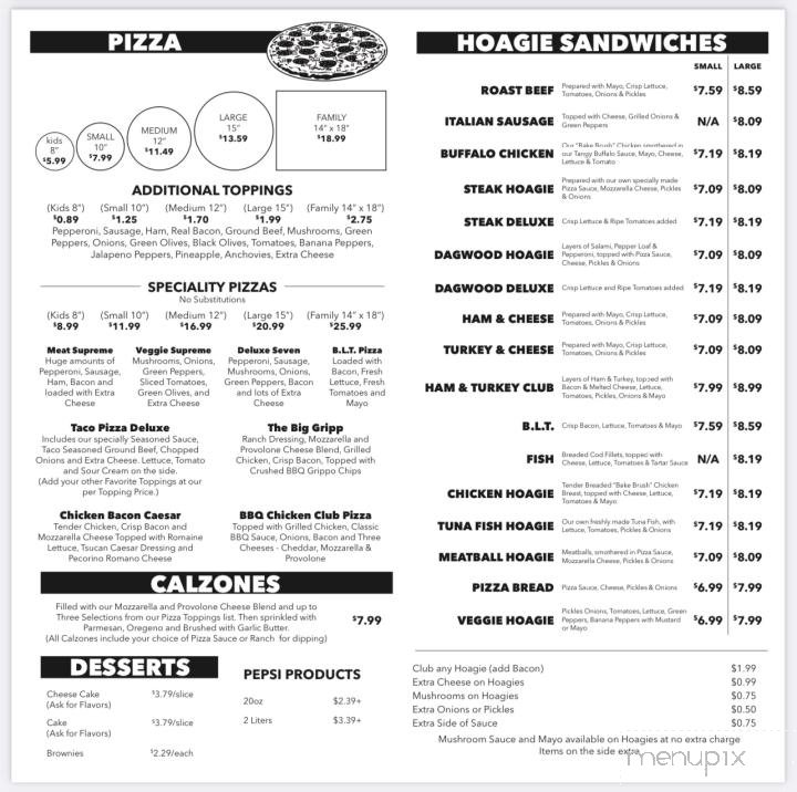 Menu page 2