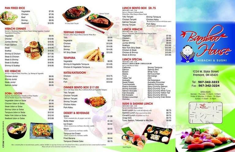 Menu page 2