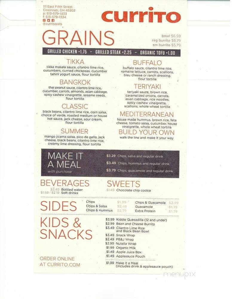 Menu page 2