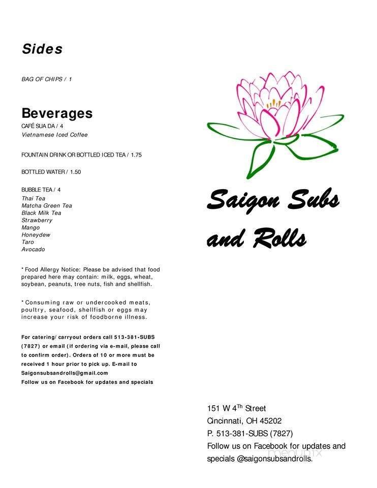 Menu page 2