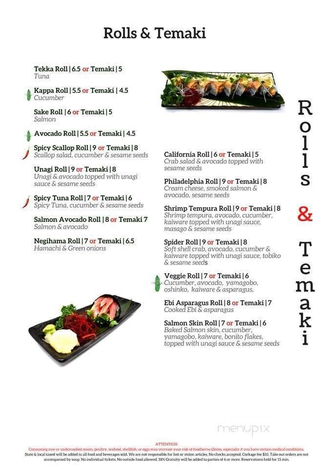 Menu page 7